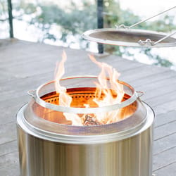 Solo Stove Mesa XL Stainless Steel Round Wood Pellets Fire Pit with Stand -  Ace Hardware