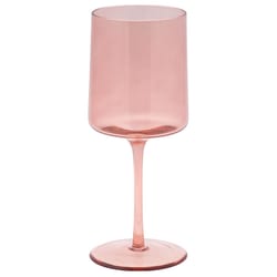 Karma Mid Century Blush Glass Wine Glass