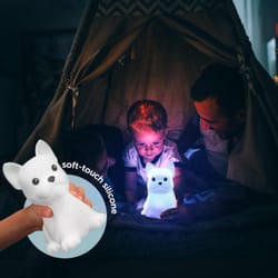 Globe Electric Manual Battery Powered Bull Dog LED Night Light