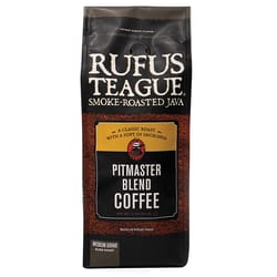 Rufus Teague Smoke Roasted Coffee Smoke-Roasted - Pitmaster Blend Ground Coffee 1 pk