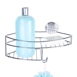 Better Living HiRISE 4 Tension Shower Caddy with Mirror White with