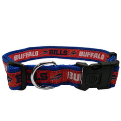 Pets First Team Colors Buffalo Bills Nylon Dog Collar X-Large