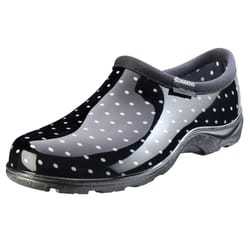 Sloggers Women's Garden/Rain Shoes 7 US Black Polka Dot