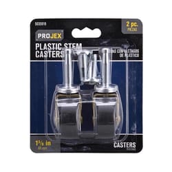 Projex 1-5/8 in. D Plastic Caster 50 lb 2 pk