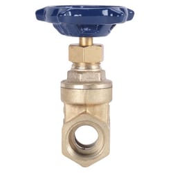 Homewerks 1-1/4 in. FIP Brass Gate Valve