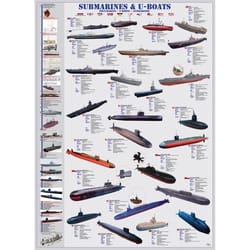 Eurographics Submarines & U-Boats Jigsaw Puzzles Multicolored 1000 pc