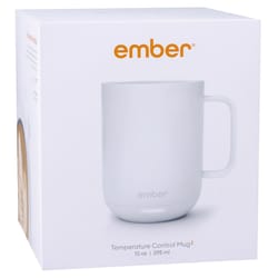 Ember 10 oz White BPA Free Temperature Control Mug