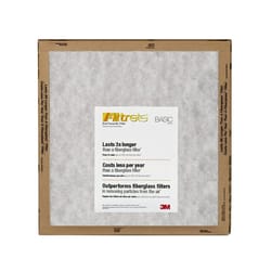 3M Filtrete 24 in. W X 24 in. H X 1 in. D Synthetic 2 MERV Flat Panel Filter 2 pk
