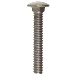 Hillman 0.375 in. X 2-1/2 in. L Stainless Steel Carriage Bolt 25 pk