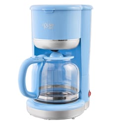 Rise by Dash 10 cups Blue Coffee Maker