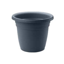 Crescent Garden Emma 5.9 in. H X 7.9 in. W X 8 in. D PP Plastic Planter Ocean Blue