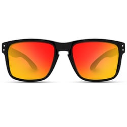 WearMe Pro Black Frame Red Lens Sunglasses