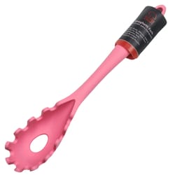 Chef Craft Premium Pink Silicone/Steel Spaghetti Fork