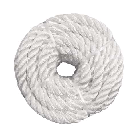Koch 3/8 in. D X 50 ft. L White Twisted Nylon Rope - Ace Hardware