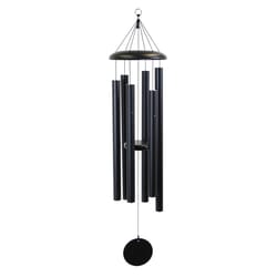 Corinthian Bells Black Aluminum 50 in. Wind Chime