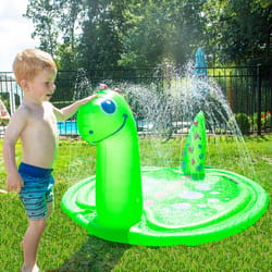 Good Banana Green PVC Inflatable Dinosaur Sprinkler