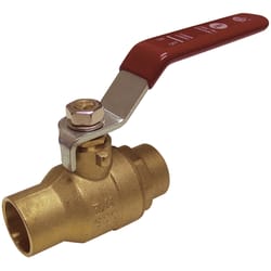 JMF Company 750 Series 2 in. Brass Sweat Ball Valve Full Port