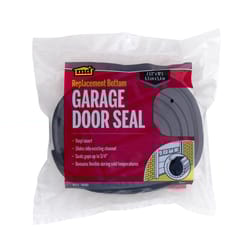 M-D BUILDING PRODUCTS Black Vinyl Replacement Bottom For Garage Doors 216 in. L X 1 in.