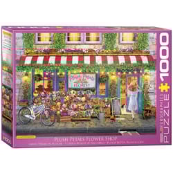 Eurographics Plush Petals Florist Jigsaw Puzzles Multicolored 1000 pc