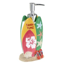 Avanti Linens Surf Time Multicolored Plastic Lotion Dispenser