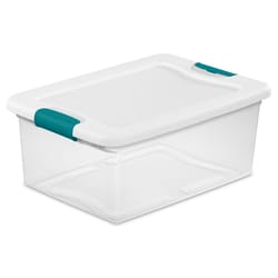 Rubbermaid Cleverstore Clear 71 qt 18 gal, Pack of 4 Holiday Storage Containers