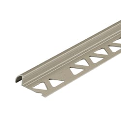 M-D BUILDING PRODUCTS 0.44 in. H X 1.44 in. W X 96 in. L Prefinished Pewter Aluminum Bullnose