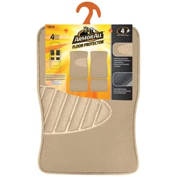 Armor All Brown Carpet Auto Floor Mats with Heel Pad 4 pk