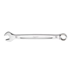 Milwaukee 19 mm X 19 mm 12 Point Metric Combination Wrench 1.65 in. L 1 pc