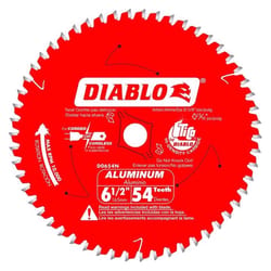 Diablo 6-1/2 in. D X 5/8 in. TiCo Hi-Density Carbide Circular Saw Blade 54 teeth 1 pk