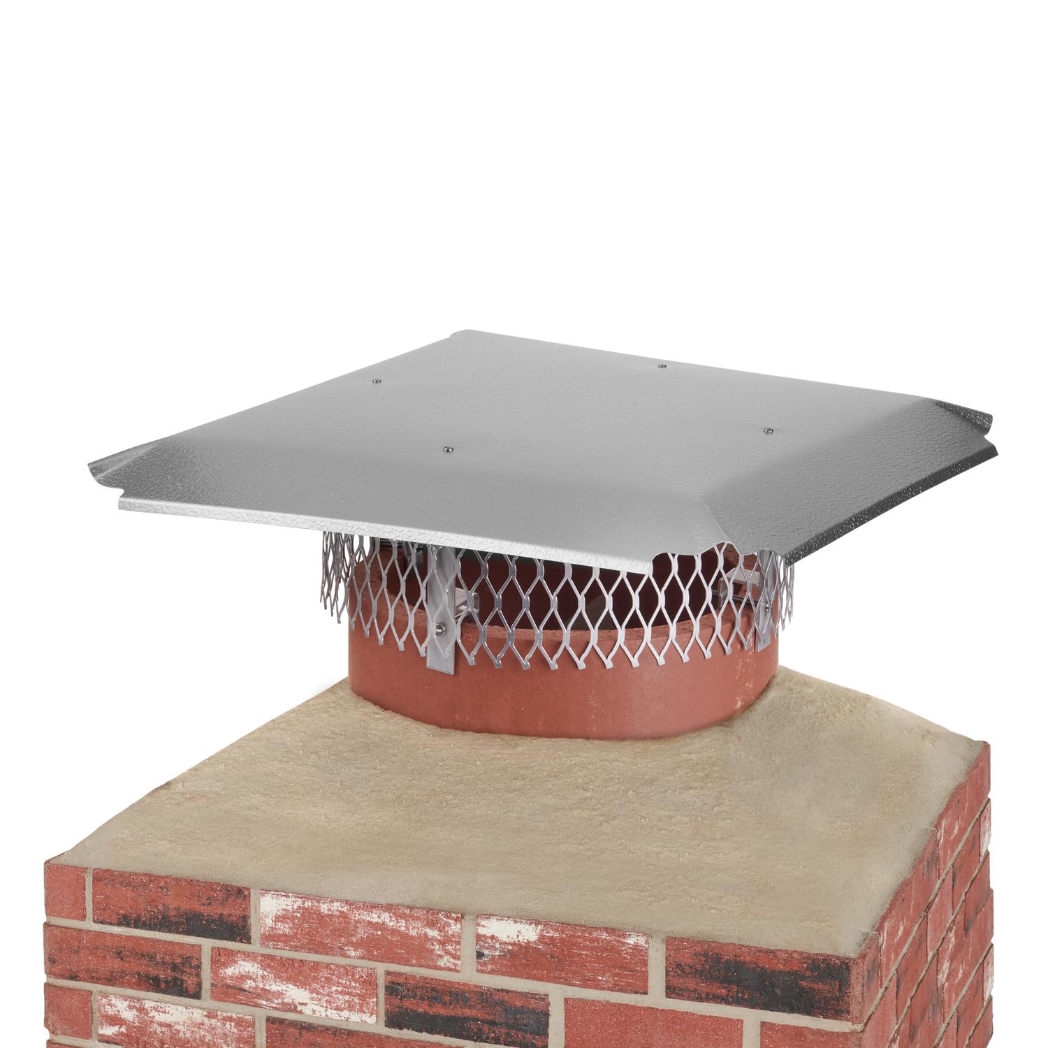 HY-C Duro-Shield Galvanized Aluminum Chimney Cap Sansujyuku sansujyuku.com