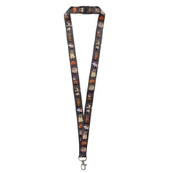 Lucky Line 3/4 in. D Nylon Brown/Orange Lanyard