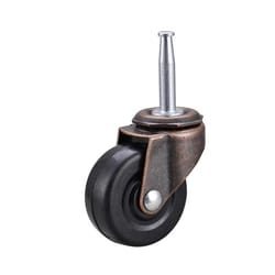 Projex 2 in. D Swivel Rubber Caster 80 lb 2 pk