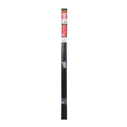 M-D BUILDING PRODUCTS Black Aluminum/Vinyl Weatherstrip For Garage Doors 216 in. L X 1.25 in.