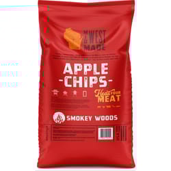 Smokey Woods All Natural Apple Wood Smoking Chips 192 cu in