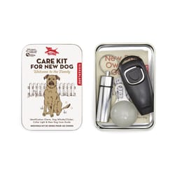 Kikkerland Kobe Welcome To The Family New Dog Care Kit ABS/PVC/Iron/Aluminium/Paper 5 pk