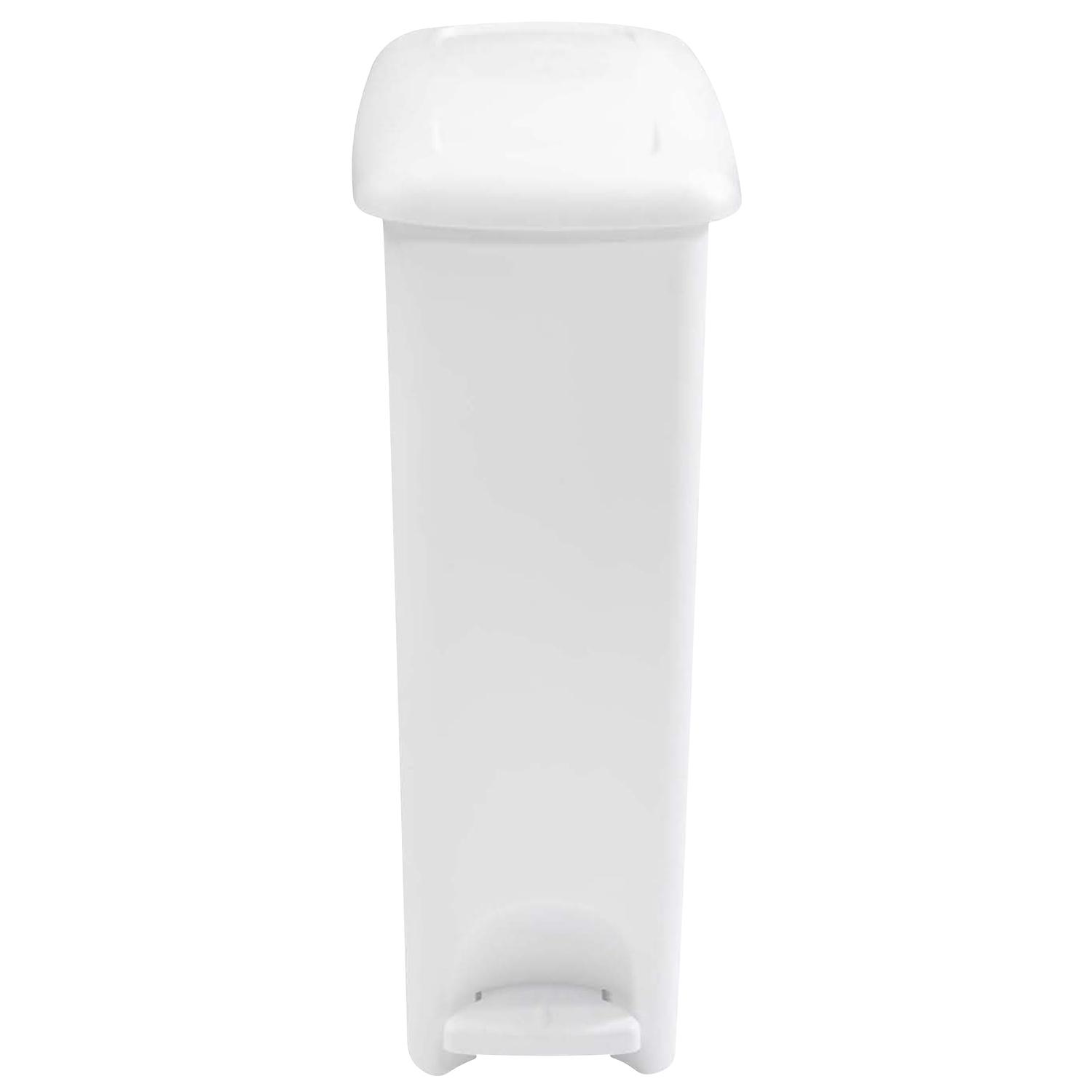 Rubbermaid 11.25 gal White Plastic StepOn Trash Can Ace Hardware
