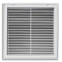 Tru Aire 20 in. H X 30 in. W 1-Way Powder Coat White Steel Return Air Filter Grille