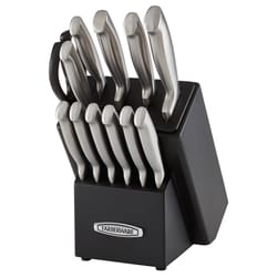 Farberware Edgekeeper Pro Assorted in. L Carbon Steel Knife Set 13 pc