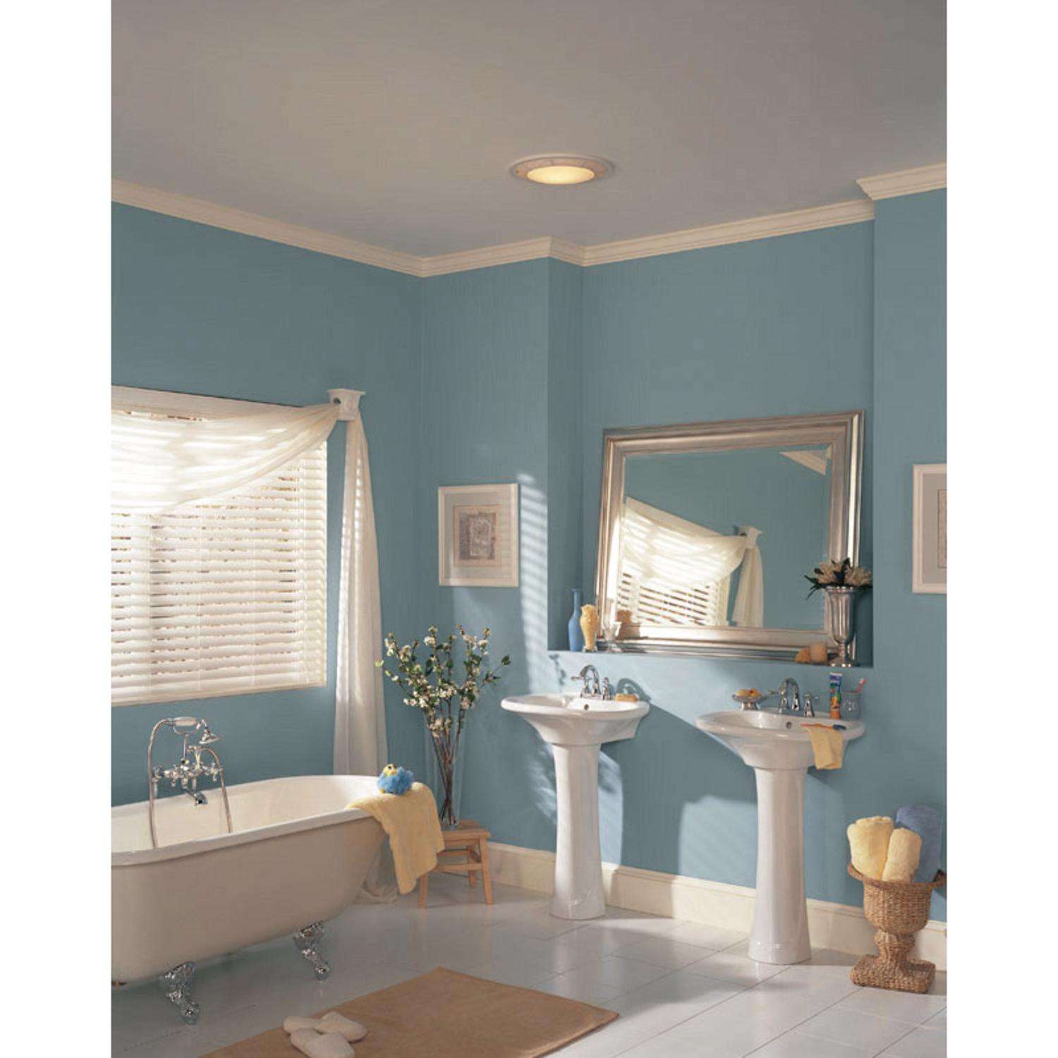 Broan 100 CFM 5 Sones Bathroom Ventilation Fan with Lighting - Ace Hardware