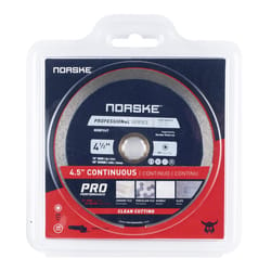 Norske 4-1/2 in. D X 5/8 and 7/8 in. Diamond Continuous Rim Circular Saw Blade 1 each