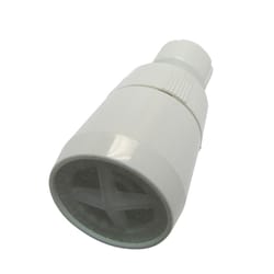 Plumb Pak White Plastic 1 settings Showerhead 2 gpm