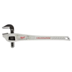 Milwaukee 3 in. Offset Pipe Wrench Black/Silver 1 pc
