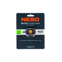 NEBO Mycro 400 lm Black LED Head Lamp