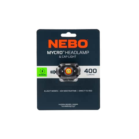 Nebo Mycro - Lampe frontale rechargeable 400 lumens