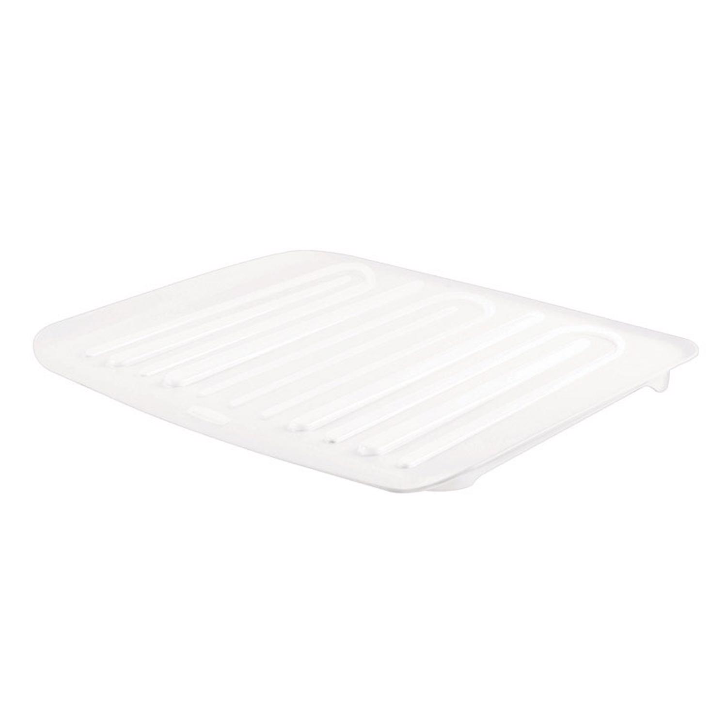 Rubbermaid 6008-AR-WHT Microban Coated Wire Dish Drainer, Small, White