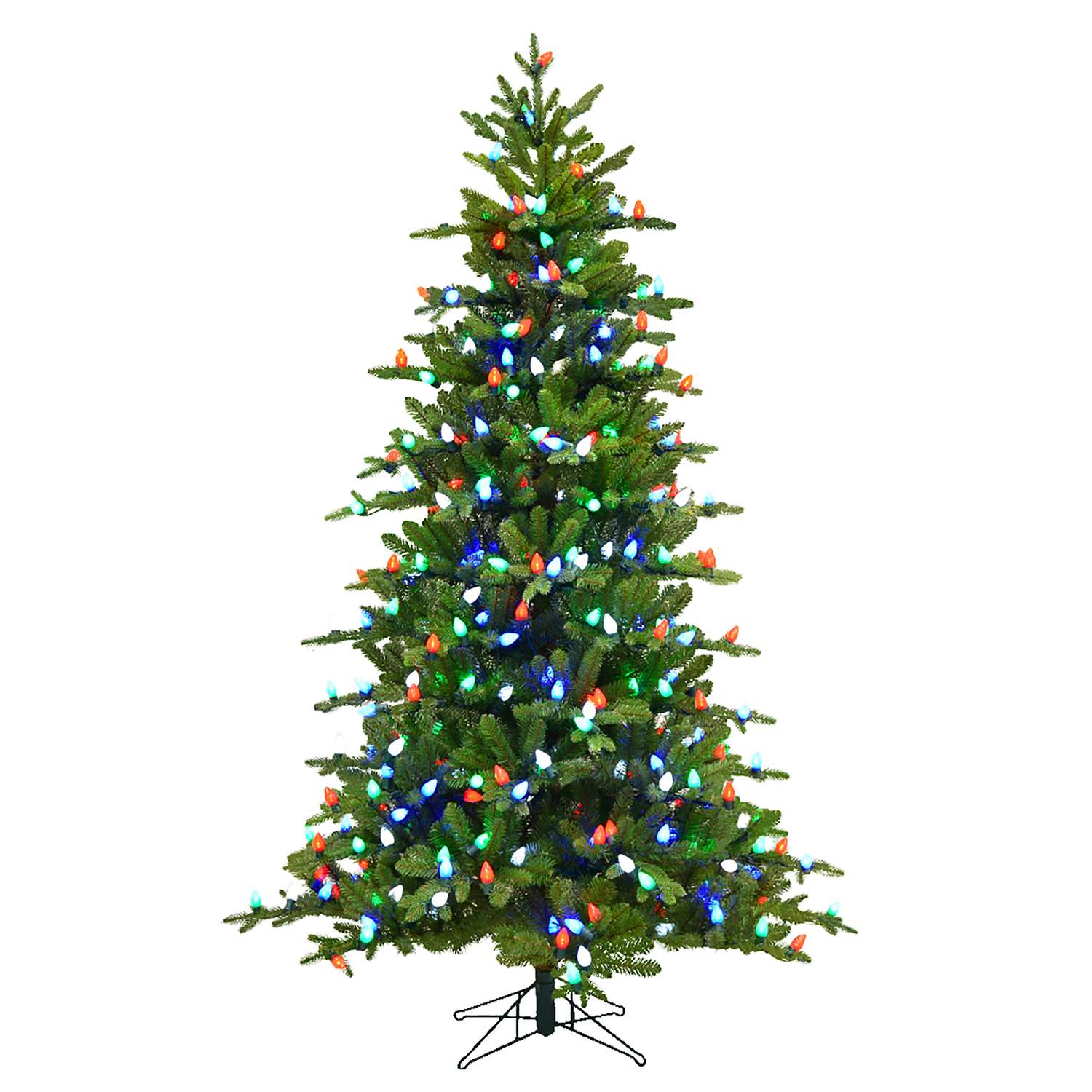 Holiday Bright Lights 7 Ft Full Prelit Led 400 Count Griswold Fir Christmas Tree Ace Hardware