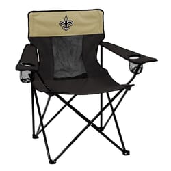 Logo Brands Brown New Orleans Saints Folding Quad Chair