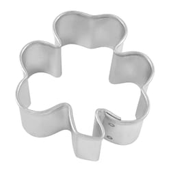 R&M International Corp 2 in. W X 2 in. L Mini Shamrock Cookie Cutter Silver 1 pc