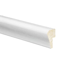 Inteplast Building Products 11/16 in. H X 1-3/8 in. W X 8 ft. L Prefinished White Oak Polystyrene Tr