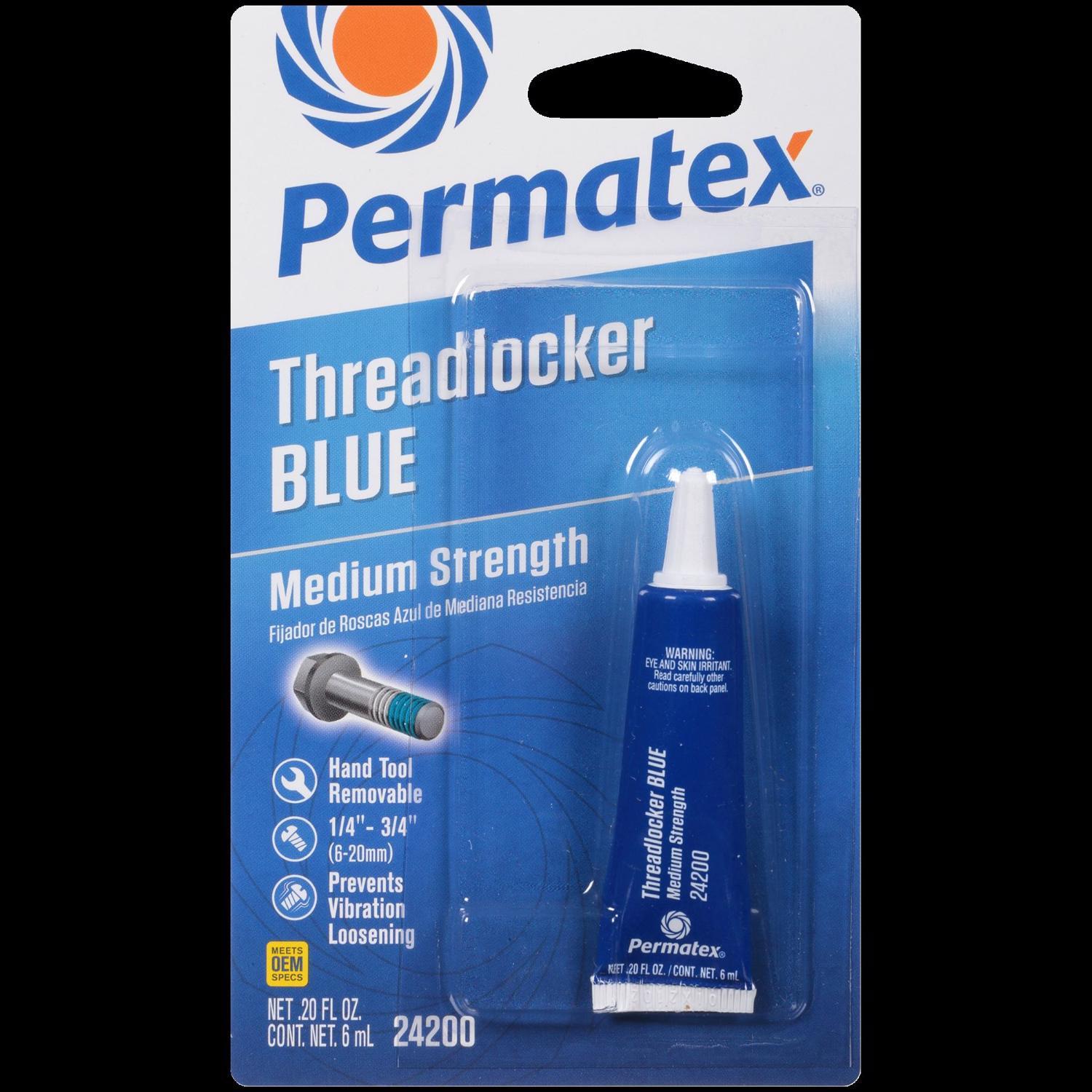 Permatex Medium Strength Threadlocker Gel 0.2 oz Ace Hardware